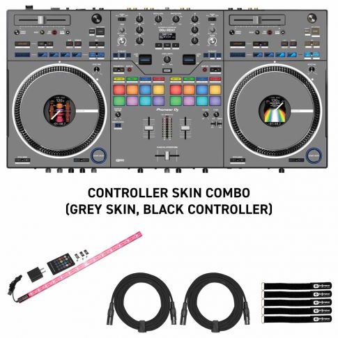 Pioneer DJ DDJ-REV7 2-Channel Controller with Gray Adhesive Kit