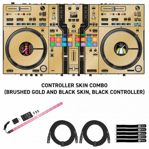 Pioneer DJ DDJ-REV7 2-Channel Controller with Limited Brushed Gold Kit