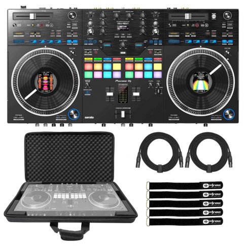 Pioneer DJ DDJ-REV7 Scratch Style 2-Channel Controller with Magma Case