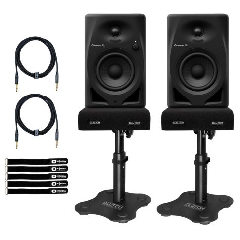 Pioneer DJ DM-40D 4" Desktop Monitor System with Desktop Stands