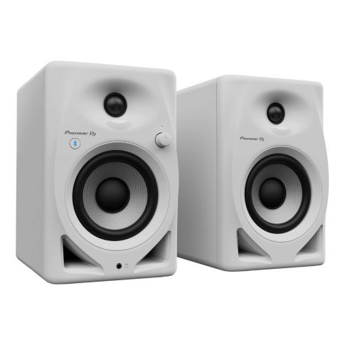 Pioneer DJ DM-40D-BT-W 4" White Bluetooth Desktop Monitor System