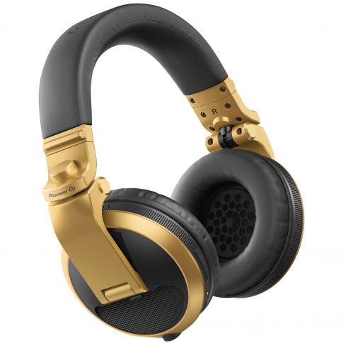 Pioneer DJ HDJ-X5BT Over-ear DJ headphones with Bluetooth wireless technology (gold)
