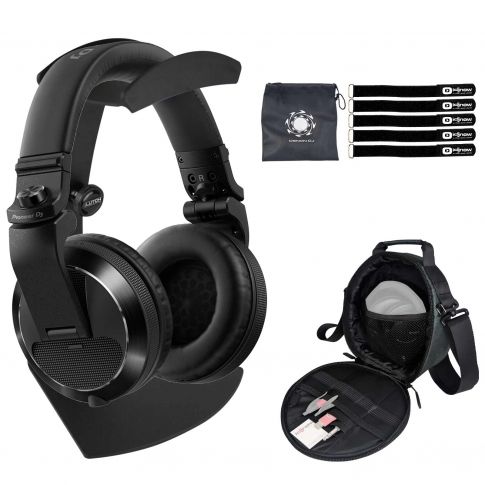Pioneer DJ HDJ-X7 Headphones (black) with Table Stand
