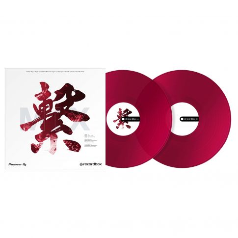 Pioneer DJ RB-VD2-CR Clear Red Rekordbox Control Vinyl (Set of 2)