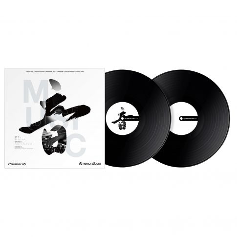 Pioneer DJ RB-VD2-K Black Rekordbox Control Vinyl (Set of 2)