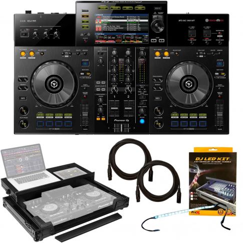 Pioneer DJ XDJ-RR 2-channel Standalone Rekordbox System with Odyssey Black Label Flight Case Package