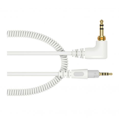 Pioneer HC-CA0701-W Replacement 1.2m Coiled Cable for the HDJ-S7-W Headphones (White)