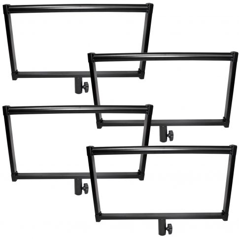 ProX X-LSB26 Mobile Lighting Stand Brackets Quad Package