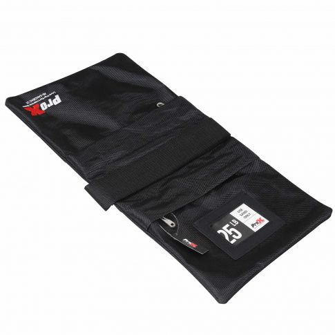 ProX XB-SANDBAG25 25lb Capacity Black Double Zipper Saddlebag Sandbag Rear Top