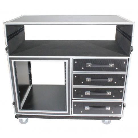 ProX XS-12U4DTWCO Dual-Table Case and Mixing Console Workstation