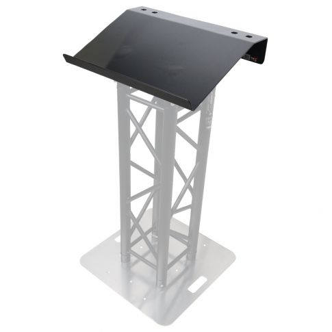 ProX XT-LECTERN24-BL Truss Lectern 24" Black Powder Finish Aluminum Truss Left