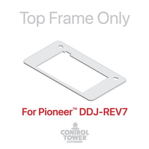 ProX XZF-DJREV7WPLATE DJ Control Tower Face Plate for REV7 in White