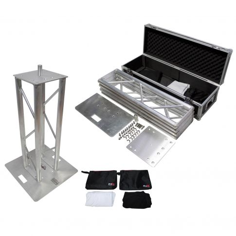ProX 3.28FT or 6.56FT Flex Tower Platform Truss Totem Package with ATA Case [XT-FTP328-656-C]