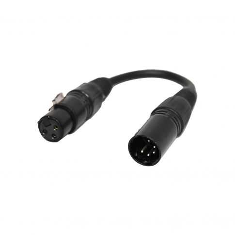 ProX 6 Male DMX 5-pin to Female DMX 3-pin Cable [XC-DMX5M3F]