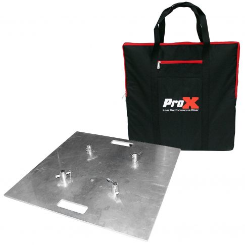 ProX XT-BP2424A Aluminum Base Plate 2FT x 2FT with Padded Gig Bag