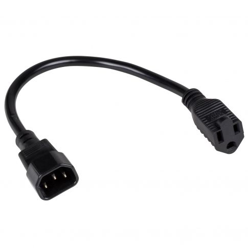 ProX XC-PEIEC 1FT Edison Female to IEC Extension Power Cord