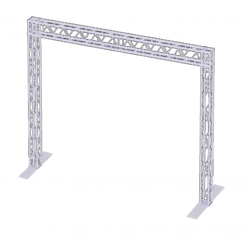ProX XT-PGP1 Goal Post 10x20 Exhibition Module Stand Truss Package