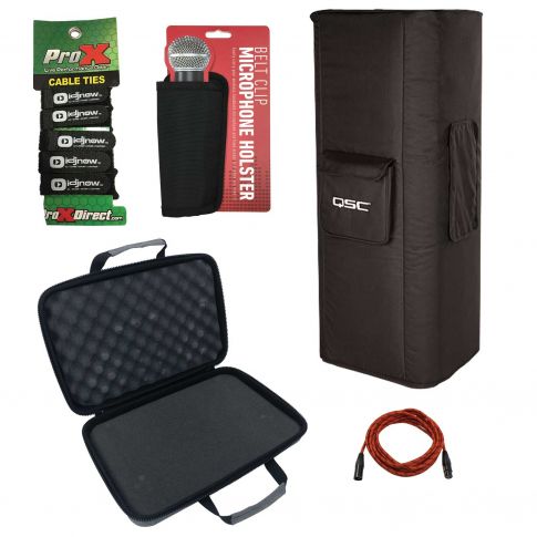 QSC KW153 Protective Speaker Cover with Storage Case