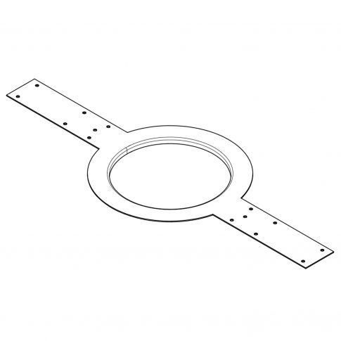 QSC AC-MR4 AcousticCoverage Series Flanged Mud Ring Bracket