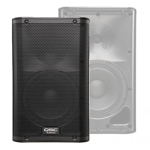 QSC K8 Speaker Replacement Grill Assembly with Logo in Black