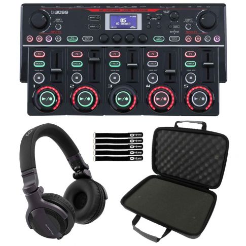 Roland Boss RC-505MK2 Tabletop Loop Station with DJ Headphones