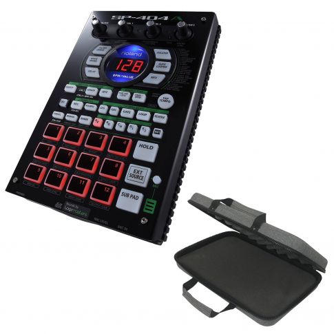 Roland SP-404A Linear Wave Sampler with Heavy Duty Travel Case