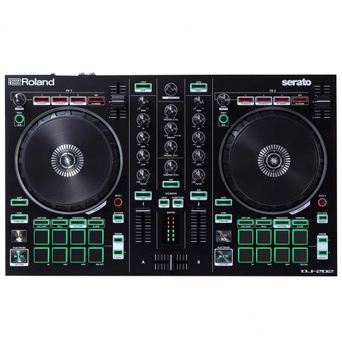 Roland DJ-202 DJ Controller for Serato DJ Intro