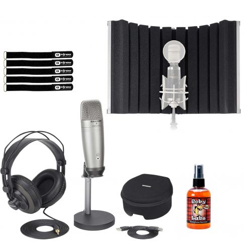 Samson C01U Pro Podcasting Condenser Microphone with Vocal Baffle