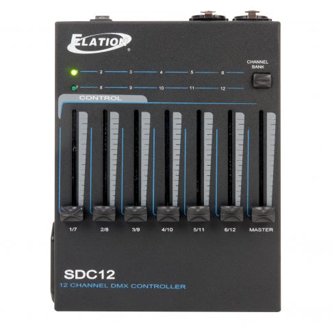 Elation Professional SDC12 12-Channel Portable DMX Controller