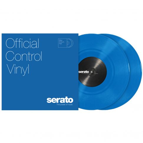 Serato 10" Control Vinyl Pressing Standard Colors (Pair) BLUE