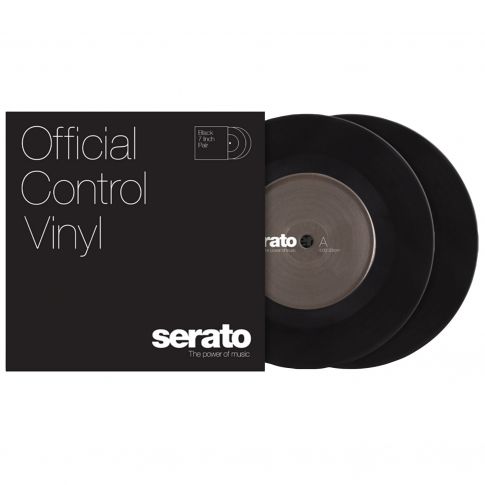 Serato 7" Standard Colors Control Vinyl Pressing - Black (Pair)