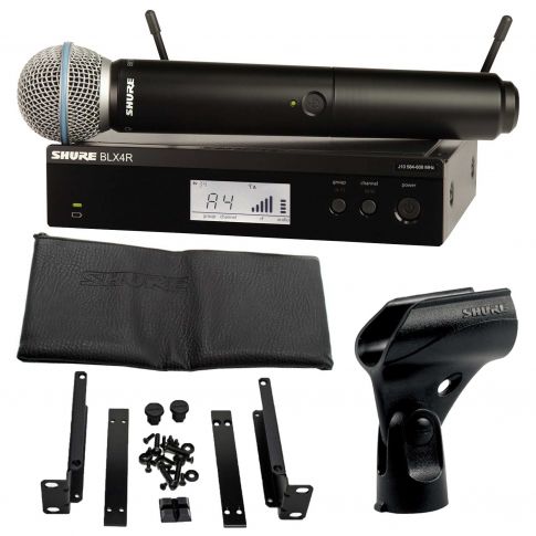 Shure BLX24R/B58 Wireless Vocal Rack-Mount Set with Beta 58A (H10)