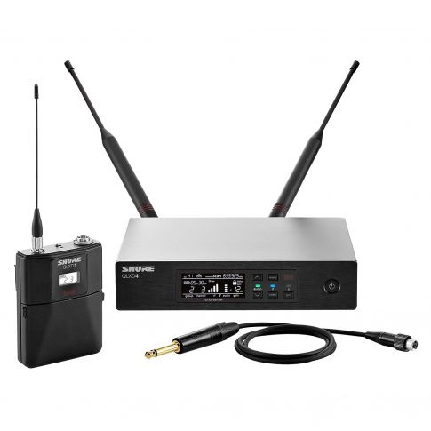 Shure QLXD14 Combo System with QLXD1 Bodypack and QLXD4 Receiver