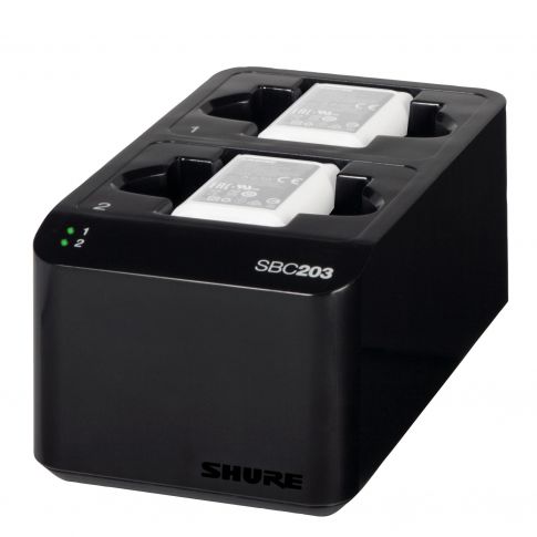 Shure SBC203 Dual Docking Recharging Station for SB903 Battery