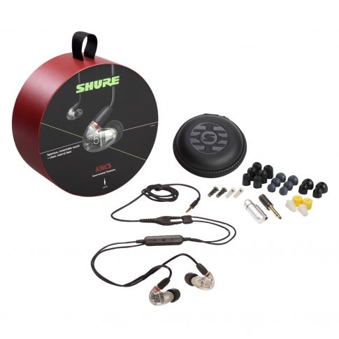 Shure SE53BACL+UNI AONIC 5 Sound Isolating Earphones in Crystal Clear