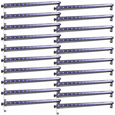 (20) Chauvet DJ SlimSTRIP UV-18 IRC Ultraviolet Wash Lights