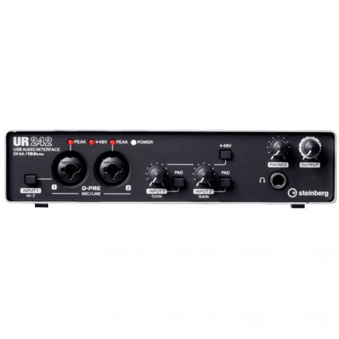 Steinberg UR242 4 x 2 USB 2.0 Audio Interface with MIDI I/O