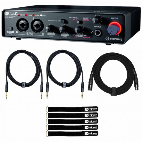 Steinberg UR24C 2IN/4OUT USB 3.0 Type C Audio Interface with Cables