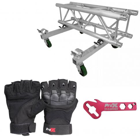 Trusst CT290-DLYKIT Truss Dolly Kit Truss Accessory with Black Gloves