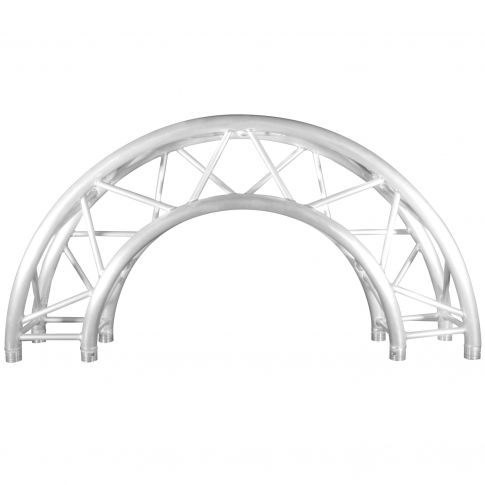 Trusst CT290-415CIR-180 12" Truss Arc Section (180°) - Creates 1.5m (4.9ft) Outside Diameter Circle
