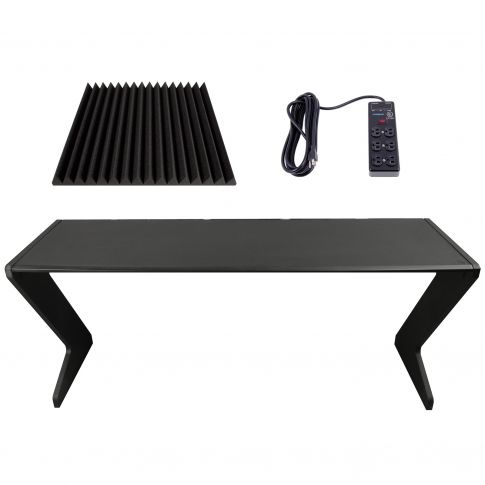 Ultimate Support NUC-Z-KBD Nucleus-Z Player Keyboard Desk with Wedge-style Professional Studio Foam Panels Package
