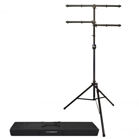Ultimate Support LT-99BL Multi-tiered Heavy-duty Extra Tall Lighting Tree with TeleLock Lift-assist Technology