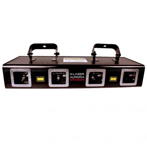 X-Laser Aurora Crimson Quad Aperture 800mW Red Liquid sky & Aerial Effect Laser