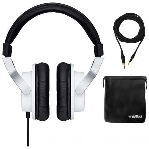 Yamaha HPH-MT7W Studio Monitor Headphones in White