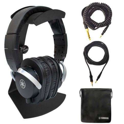 Yamaha HPH-MT8 Black Studio Monitor Headphones with Table Stand