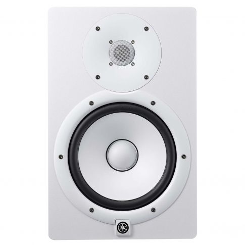 Yamaha HS8W 8" Two-Way Bass-Reflex Bi-Amplified Nearfield White Powered Studio Monitor