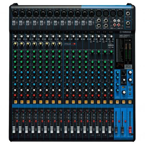 Yamaha MG20XU 20 Input 6 Bus Mixer with Effects, USB, and Rackable