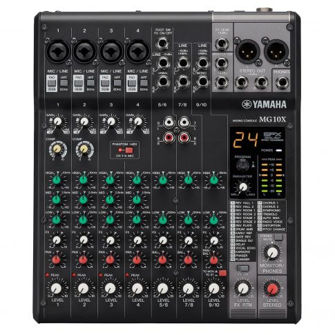 Yamaha Pro Audio MG10XCV 10-Input Stereo Mixer with Effects