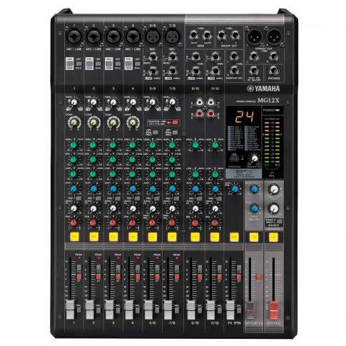 Yamaha Pro Audio MG12XCV 12-Input 4 Bus Mixer with Effects