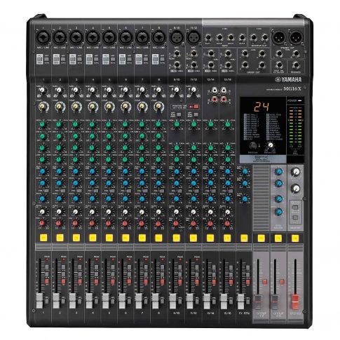 Yamaha Pro Audio MG16XCV 16-Input 4 Bus Mixer with Effects 12 RU